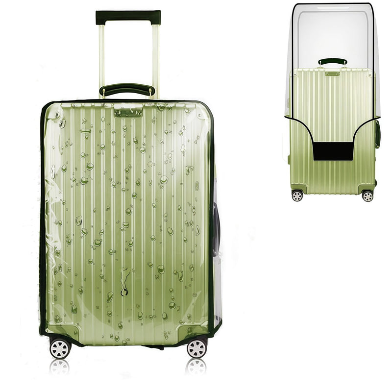 GigabitBest 30 Inch Suitcase Cover for Luggage,1.5mm Thickness Clear Luggage Covers for Suitcase TSA Approved Suitable 30 - 31 Inch Suitable for Long Travel Accessories
