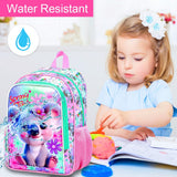 Girls Toddler Koala Backpack, Water Resistant Kindergarten Bookbag, 13" Preschool Backpacks for Toddler - Koala Pink