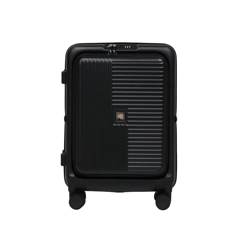 Global DRT 20” Carry - On Luggage – Lightweight, Collapsible, Expandable Suitcase with Spinner Wheels, Airline Approved, Water & Impact Resistant, Travel Bag with TSA Lock –BLACK