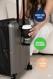 Global DRT 20 - Inch Lightweight Collapsible Expandable Carry - On Luggage Suitcase with Wheels, Water and Impact Resistant - Airline Approved