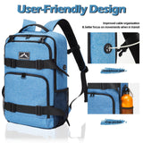 GoHimal Blue Skateboard Backpack, Laptop Bag - Multi - Sport Design for Men & Women, Modern, Anti - Theft