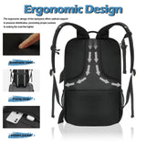 GoHimal Skateboard Backpack, Skateboard Bag Sports Backpack, Laptop Bag Multi - Sport Design for Men & Women
