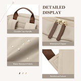 GOLF QUALITY Travel Backpack for Women Personal Carry On Bag Business Weekender Hiking Multilayer Laptop Bag,16 Inch,Apricot