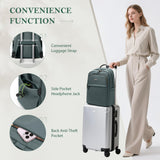GOLF QUALITY Travel Backpack for Women Personal Carry On Bag Business Weekender Hiking Multilayer Laptop Bag,16 Inch,DarkGreen
