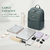 GOLF QUALITY Travel Backpack for Women Personal Carry On Bag Business Weekender Hiking Multilayer Laptop Bag,16 Inch,DarkGreen