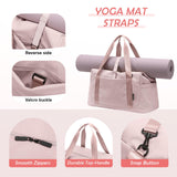 GOLF QUALITY Travel Duffle Bag - Gym Bag for Women,Tote Bag Laptop Carry on Weekender Overnight Bag Organizer Duffel Bag for Travel,31L,Baby Pink