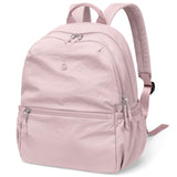 GOLF SUPAGS 13L Mini Backpack Lightweight Nylon Daypack for Women, Small City Pack, Versatile Ladies Backpack for Shopping & Travel, Light Pink