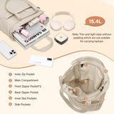 GOLF SUPAGS Foldaway Convertible Tote Backpack Lightweight Nylon Daypack for Women Men City Pack Versatile Backpack for Leisure Travel, Apricot