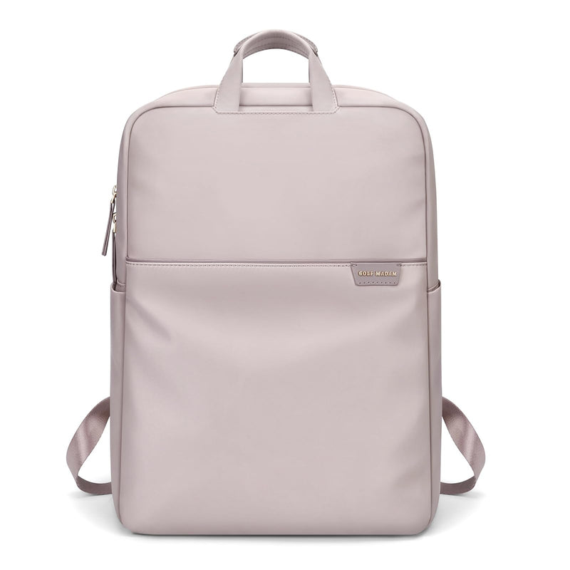 GOLF SUPAGS Travel Laptop Backpack for Women Anti Theft Slim Durable College Bookbag Business Computer Bag Fit 13.3Inch Notebook (Pinkish Grey, 13.3Inch)