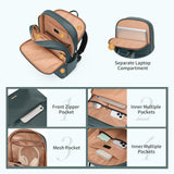 GOLF SUPAGS Women Laptop Backpack Casual Daypack for Work Travel College Backpack Purse Fits 14 Inch Notebook (Atrovirens)