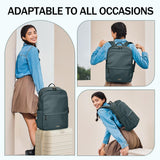 GOLF SUPAGS Women Laptop Backpack Casual Daypack for Work Travel College Backpack Purse Fits 15.6 Inch Notebook (Atrovirens)