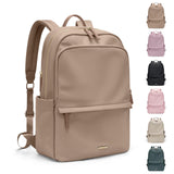 GOLF SUPAGS Women Laptop Backpack Casual Daypack for Work Travel College Backpack Purse Fits 15.6 Inch Notebook (Champagne)