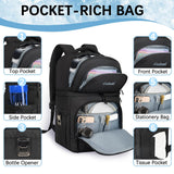 Goloni 40L Insulated Cooler Backpack, Leakproof Lightweight Soft - Sided Cooler with Cooler Compartment, Waterproof Lunch Backpack for Men & Women, Ideal for Camping, Picnic, Beach,Outdoor Adventures