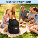 Goloni 40L Insulated Cooler Backpack, Leakproof Lightweight Soft - Sided Cooler with Cooler Compartment, Waterproof Lunch Backpack for Men & Women, Ideal for Camping, Picnic, Beach,Outdoor Adventures
