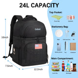 Goloni 40L Insulated Cooler Backpack, Leakproof Lightweight Soft - Sided Cooler with Cooler Compartment, Waterproof Lunch Backpack for Men & Women, Ideal for Camping, Picnic, Beach,Outdoor Adventures