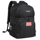 Goloni 40L Insulated Cooler Backpack, Leakproof Lightweight Soft-Sided Cooler with Cooler Compartment, Waterproof Lunch Backpack for Men & Women, Ideal for Camping, Picnic, Beach,Outdoor Adventures