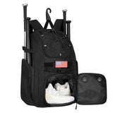 Goloni Baseball Bag, 60L Capacity Softball bag Holds 4 Bats for Youth & Adult, Baseball Bat Backpack with Shoes Compartment,Helmet Holder,Fence for Hook T-Ball, Softball Equipment, Baseball Gear