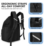 Goloni Baseball Bag, 60L Capacity Softball bag Holds 4 Bats for Youth & Adult, Baseball Bat Backpack with Shoes Compartment,Helmet Holder,Fence for Hook T - Ball, Softball Equipment, Baseball Gear