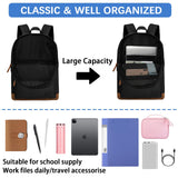Goloni Classic Backpack with USB Charging Port,Water Resistant Anti - Theft Travel Backpack for Men & Women,Laptop Backpack,Fits 17.3 Inch Laptop,Black