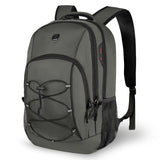Goloni Laptop Backpack for Men Women, 17 Inch Travel Backpack with USB Charging Port, Water Resistant Lightweight Backpack with Compartments, 30L Casual Daypack,Grey