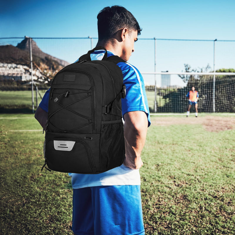 Goloni Soccer Backpack, Large Water - Resistant Sports Bag with Ball & Shoe Compartment, Multi - Purpose Backpack for Basketball, Volleyball, Travel