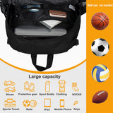 Goloni Soccer Backpack, Large Water - Resistant Sports Bag with Ball & Shoe Compartment, Multi - Purpose Backpack for Basketball, Volleyball, Travel