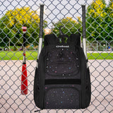 Goloni Youth Baseball Bag,Baseball Backpack with Shoes Compartment,Softball Bag with Fence Hook for T - Ball Bat & Equipment, for Batting Mitten, Helmet