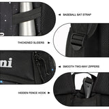 Goloni Youth Baseball Bag,Baseball Backpack with Shoes Compartment,Softball Bag with Fence Hook for T - Ball Bat & Equipment, for Batting Mitten, Helmet