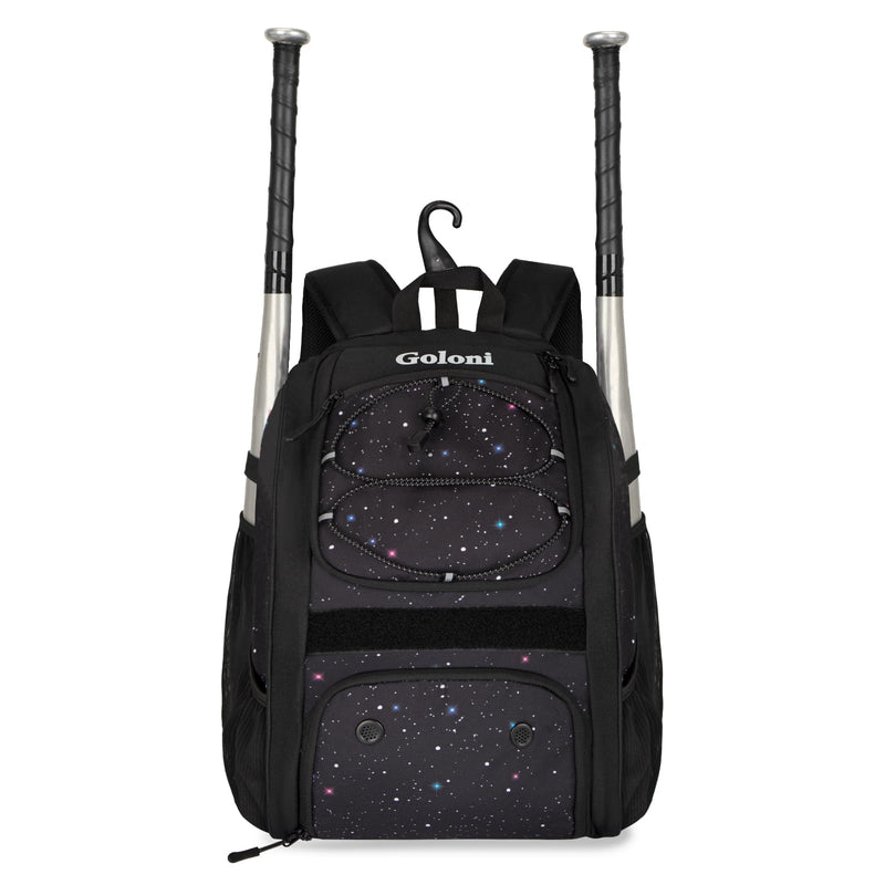 Goloni Youth Baseball Bag,Baseball Backpack with Shoes Compartment,Softball Bag with Fence Hook for T - Ball Bat & Equipment, for Batting Mitten, Helmet