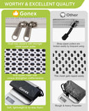 Gonex Compression Packing Cubes Mesh Organizers L+M+S+XS+Slim+Laundry Bag Green