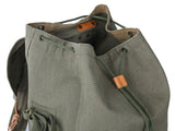 Gootium Canvas Backpack - Vintage Military Rucksack Travel Dayack, Green