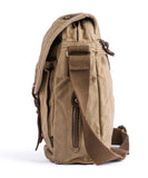 GOOTIUM Canvas Crossbody Bag - Small Messenger Bag | Vintage Shoulder Purse, Khaki