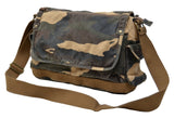 GOOTIUM Canvas Messenger Bag - Vintage Cross Body Shoulder Satchel, Camo