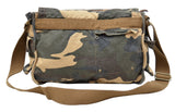 GOOTIUM Canvas Messenger Bag - Vintage Cross Body Shoulder Satchel, Camo