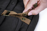 GOOTIUM Canvas Messenger Bag - Vintage Crossbody Shoulder Bag Military Satchel, Charcoal