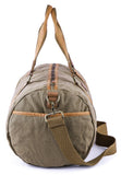Gootium Duffle Bag - Canvas Travel Duffel Weekender Shoulder Bags Gym Tote, 28L, Army Green