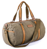 Gootium Duffle Bag - Canvas Travel Duffel Weekender Shoulder Bags Gym Tote, 28L, Army Green