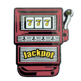 Gootium Jackpot Slot Machine Enamel Pin - Vintage Cute Fun Lapel Lucky Brooch for Backpacks, Hats, and Clothes - Spin to Win
