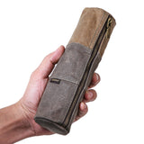 Gootium Vintage Canvas Messenger Bag & Waxed Pencil Pouch Set