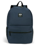 GO!SAC Travel Backpack Spacious for Books and Laptops Comfortable Adjustable Straps Zip-around Closure Bottle Pockets 17Inch