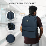 GO!SAC Travel Backpack Spacious for Books and Laptops Comfortable Adjustable Straps Zip-around Closure Bottle Pockets 17Inch