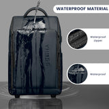 GOTECH Rolling Backpack Waterproof Commuter Backpack with Wheels for Business, Laptop Compartment for 15.6 - Inch Laptop, Wheeled Carry - On Bag for Adults