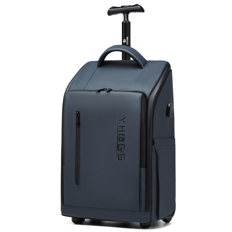 GOTECH Rolling Backpack Waterproof Commuter Backpack with Wheels for Business, Laptop Compartment for 15.6 - Inch Laptop, Wheeled Carry - On Bag for Adults