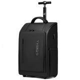 GOTECH Rolling Backpack with Wheels，Waterproof Wheeled Backpack with USB Ports, Travel Laptop Backpack for 15.6 - Inch Laptop, Carry - On Luggage for Business Travel College Work Bag