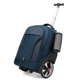 GOTECH Rolling Backpack,Waterproof Backpack with Wheels for Business and Travel Commuter, Carry on Backpack with Laptop Compartment, Fit 17 Inch Laptop, Wheeled Backpack for Adults