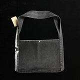 Gothic Grunge Messenger Bag - Skull Purse (Grey)