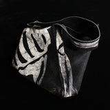 Gothic Grunge Messenger Bag - Skull Purse (Grey)