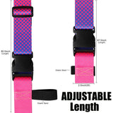 Gowraps Luggage Straps for Suitcases TSA Approved - 2 Pack Bright Personalized Luggage Belt Strap for Suitcase/Carry On Bag Luggage Accessories for Travel (Gradient)