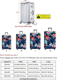 GOXUNYUAN Suitcase Cover, Carry on Luggage Cover Protector - Travel Elastic Spandex Luggage Covers Fits 29 30 Inch Flower