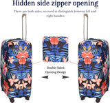GOXUNYUAN Suitcase Cover, Carry on Luggage Cover Protector - Travel Elastic Spandex Luggage Covers Fits 29 30 Inch Flower